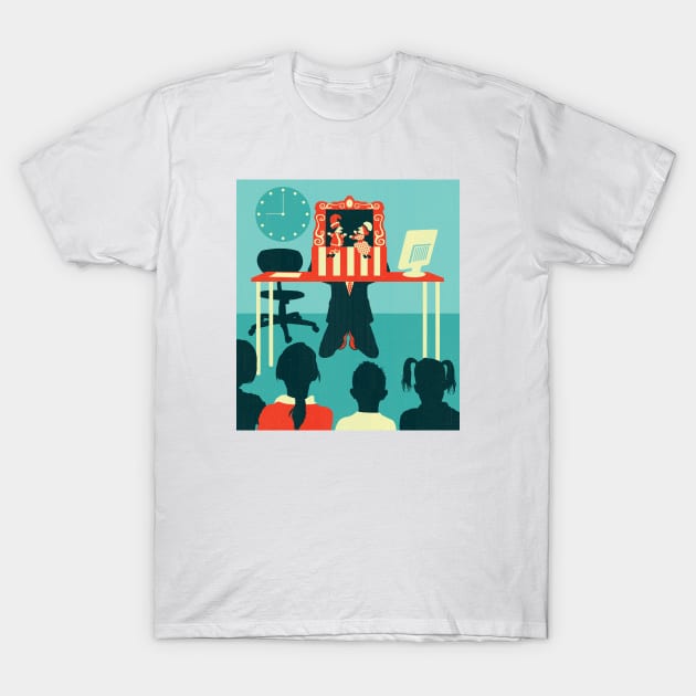 Kids at Work T-Shirt by Neil Webb | Illustrator